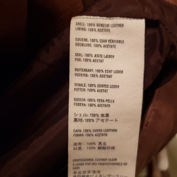 Leather vest brand new Abercrombie vintage look - Picture 3 of 4